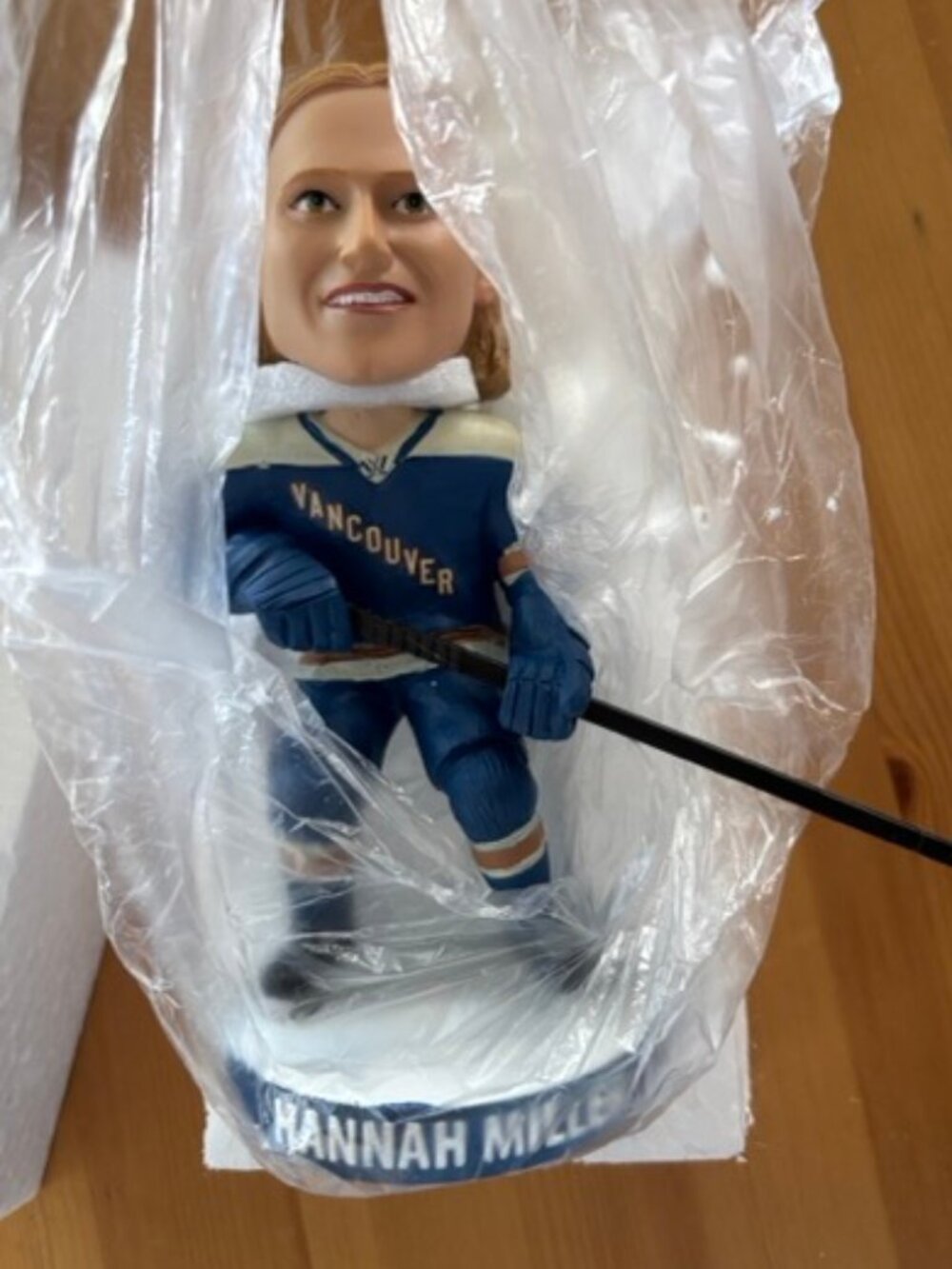 Vancouver Goldeneyes PWHL Hockey Bobblehead